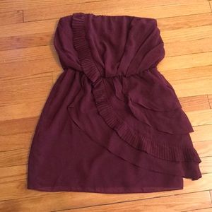 BCBG strapless mini dress